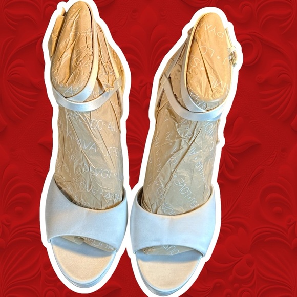 NWT Pnina Tornai for Naturalizer Bridal Shop ‘Ai Dress Sandal’ in “White Satin” - Picture 7 of 16